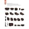 Classic Accessories Madrona Waterproof Patio Cover, 100"x80"x36", Dark Cocoa 56-319-026601-RT - alternate 2